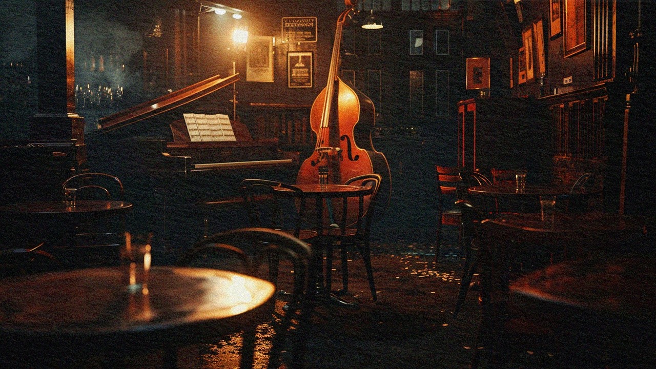 Noir Jazz Lounge | Piano & Bass for Focus & Tranquility