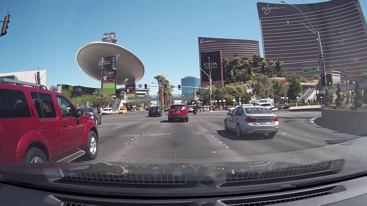Driving Around Las Vegas Strip and Off Strip