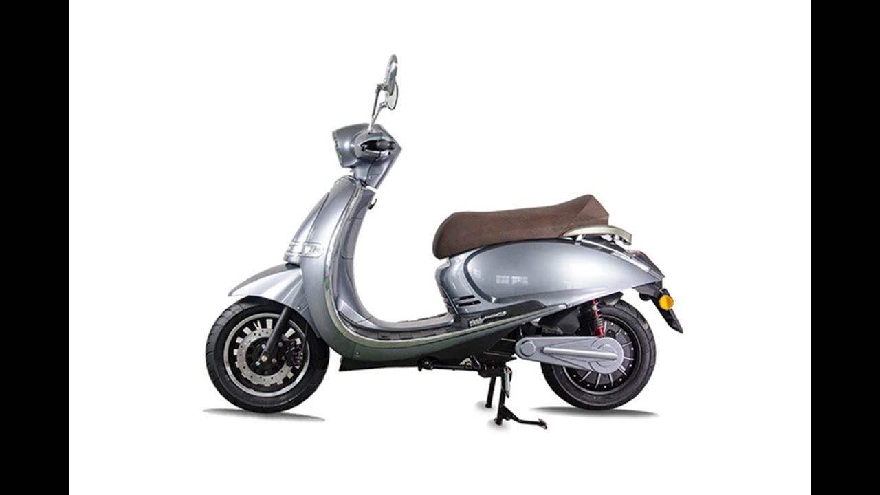 Artisan EVC 4kw 45mph Electric Moped Scooter Static Review : Green-Mopeds.com