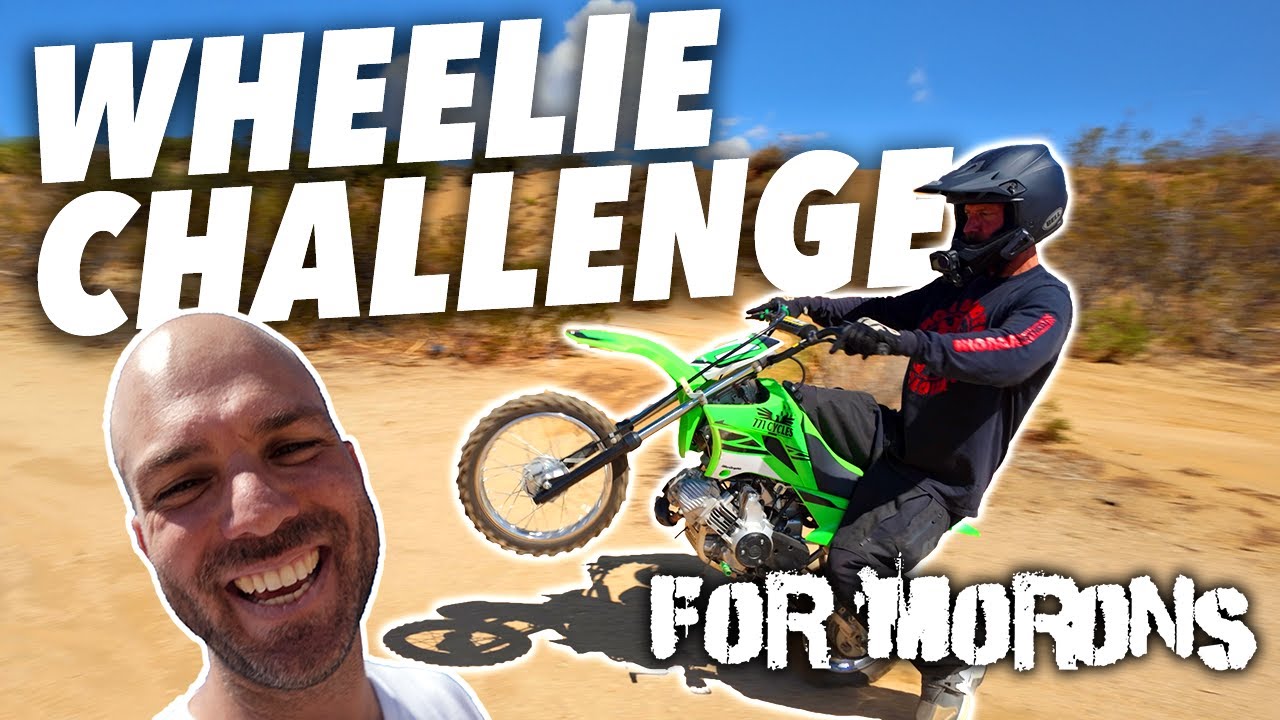 Trying to learn WHEELIES in our 40's…What could go wrong?