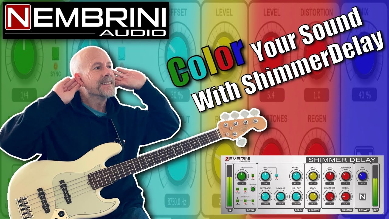 Color your sound with ShimmerDelay Ambient Machine from Nembrini Audio