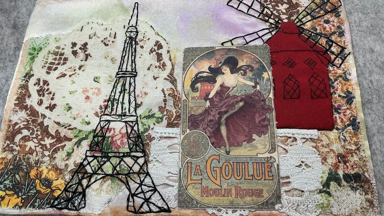 Часть 30 #roxysjournalofstitchery том 9 книга 6 в стиле ар-нуво #тканевыйжурнал #ручнаявышивка