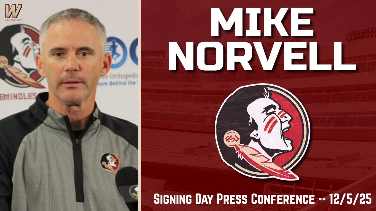 Пресс-конференция в день подписания Майка Норвелла, 12.05.25 | FSU Football | Florida State Footb...