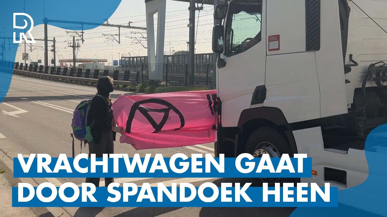 Extinction Rebellion BLOKKEERT de WEG naar Shell Pernis