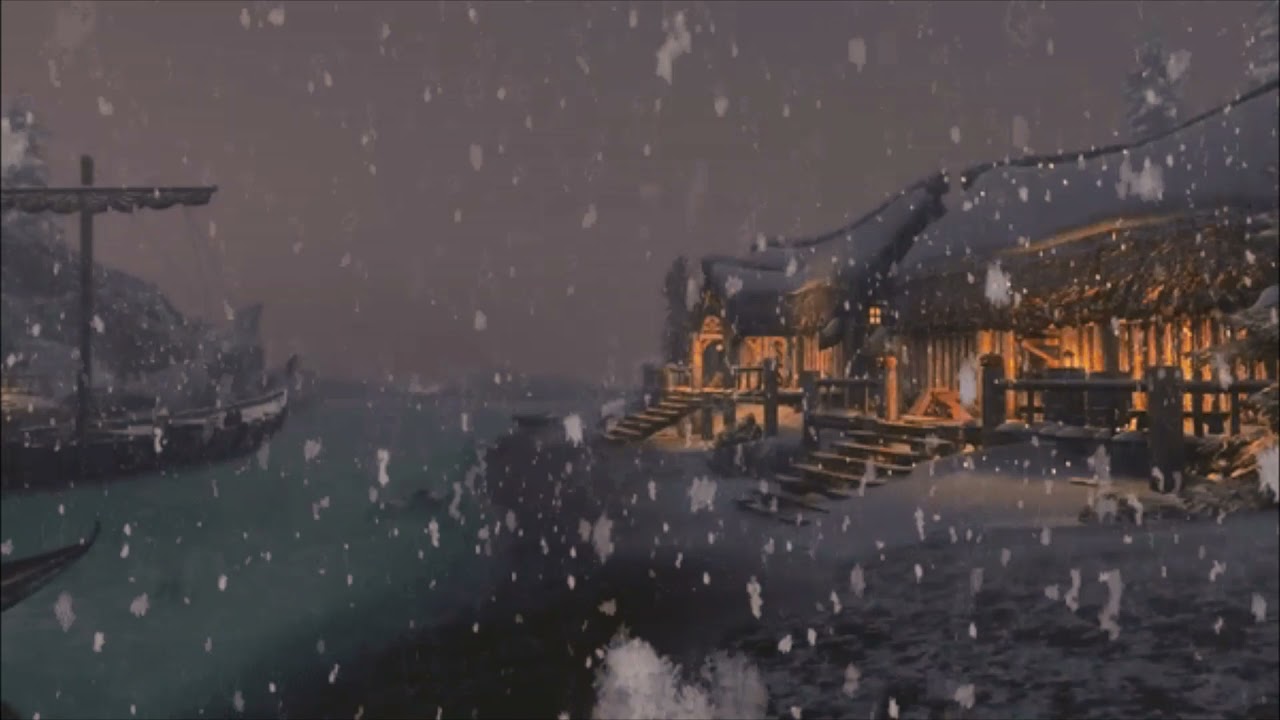 jeremy soule - the streets of whiterun (slowed + reverb)