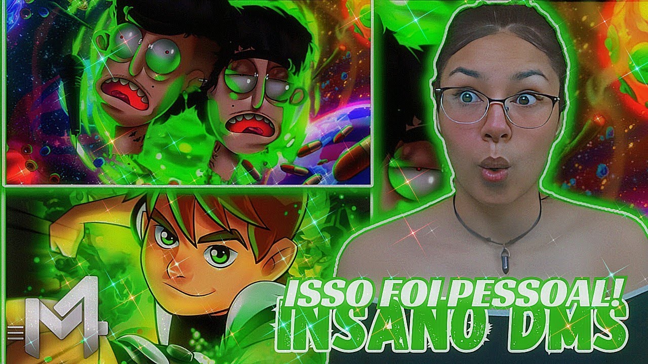 (PQ N OUVI ISSO ANTES!?😍) Ani & Morty - Bad Trip & Ben 10 - Omnitrix | AniRap & M4rkim | REACT