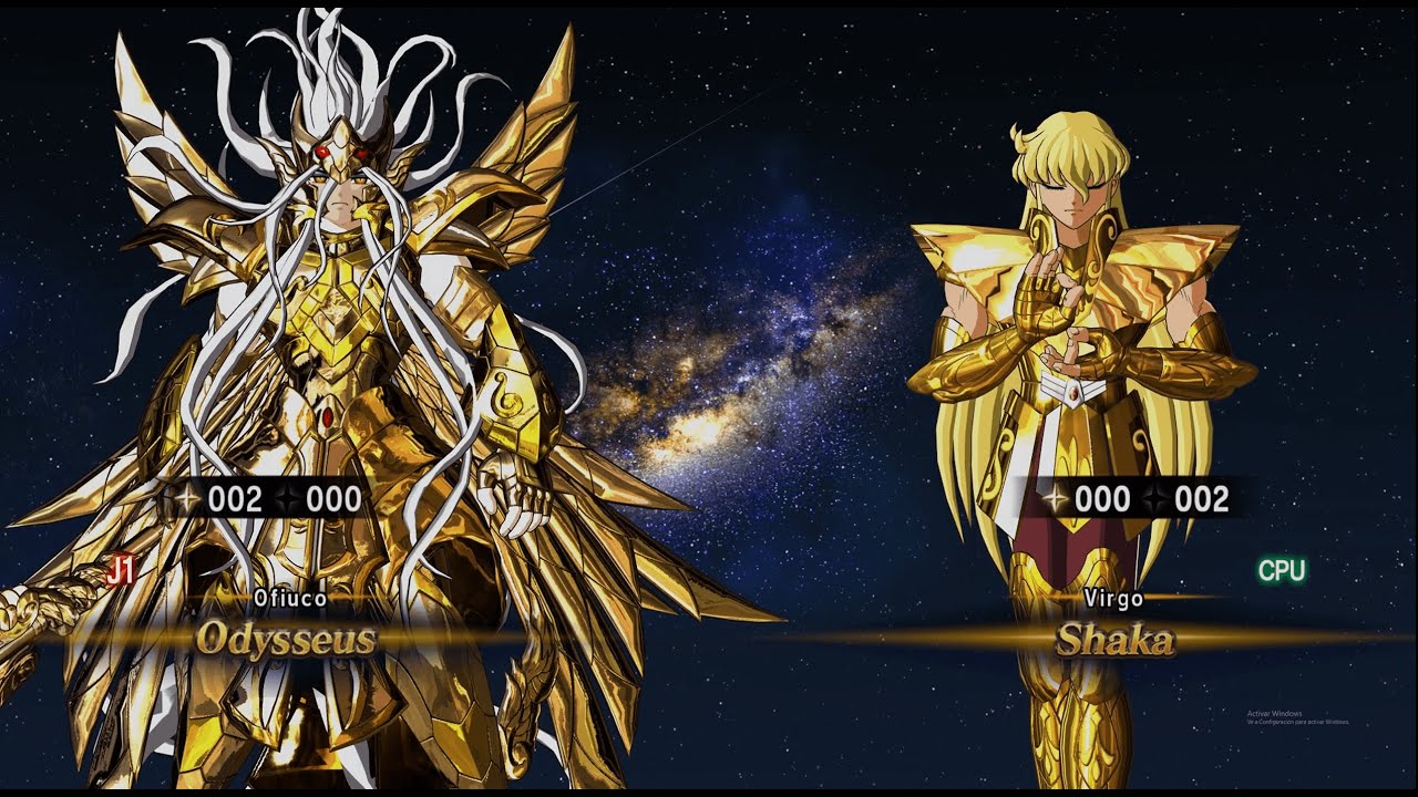 Odysseus de Ofiuco vs Shaka de Virgo: Saint Seiya soldier´s soul