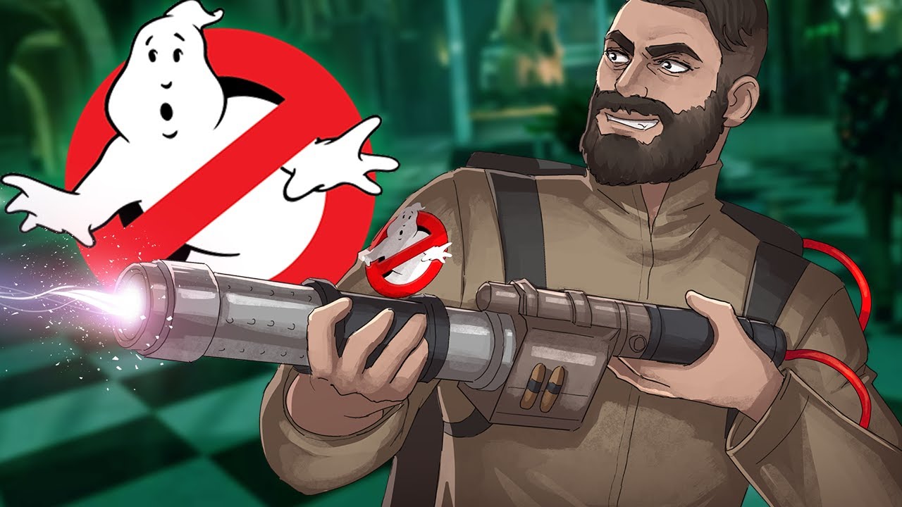 NEW 4v1 GhostBusters game is SCARY fun!!!