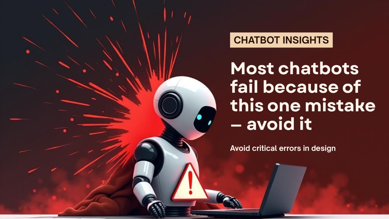 Most chatbots fail because of this one mistake &mdash; avoid it