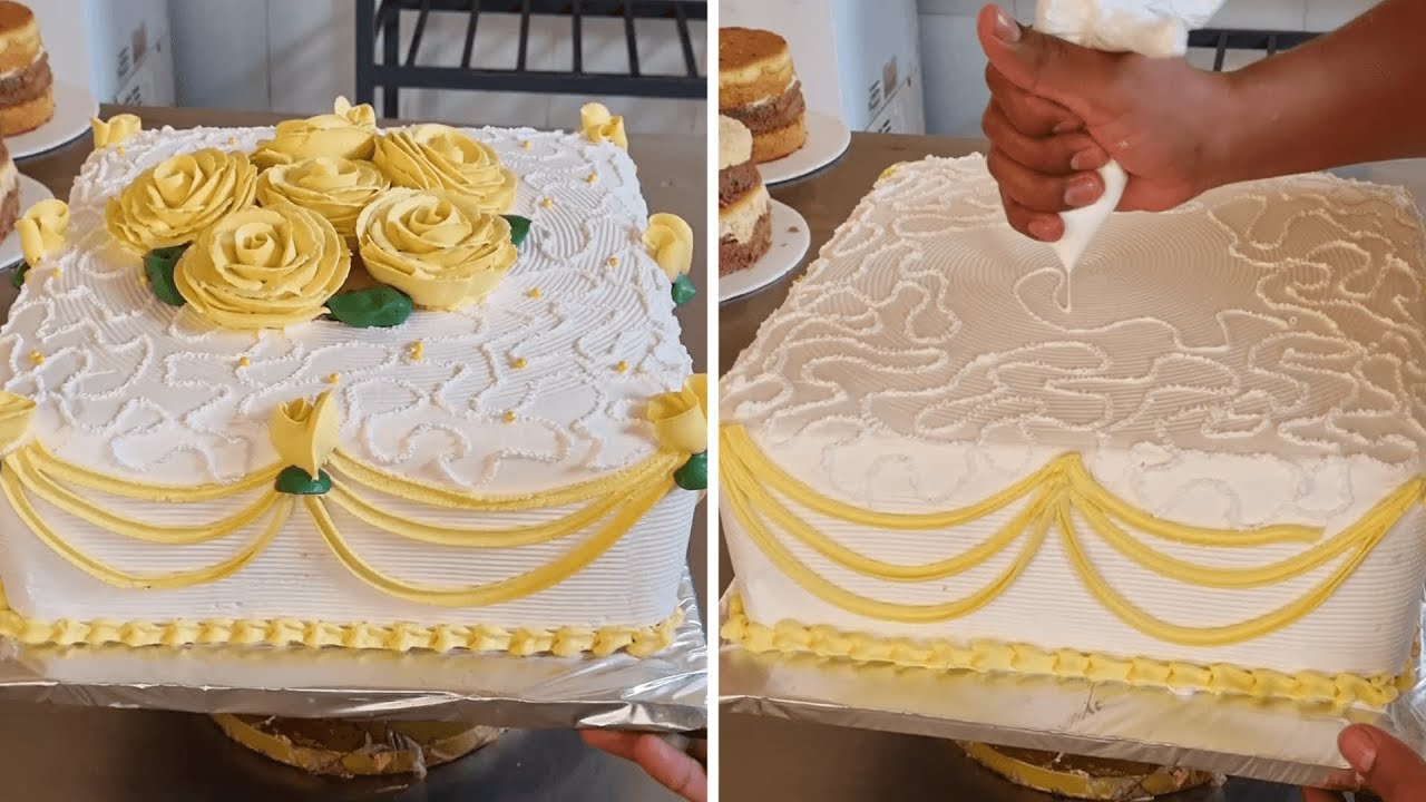 Pastel cuadrado para bodas o matrimonio