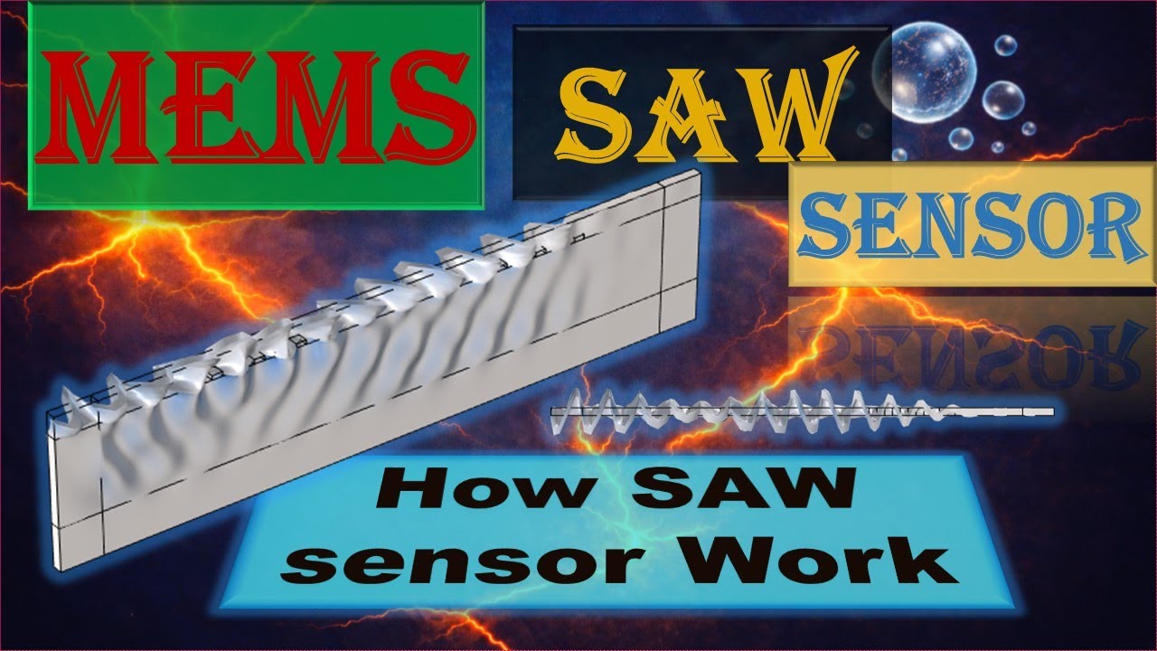 MEMS based Love wave SAW sensor Comsol || How MEMS based SAW sensor work.