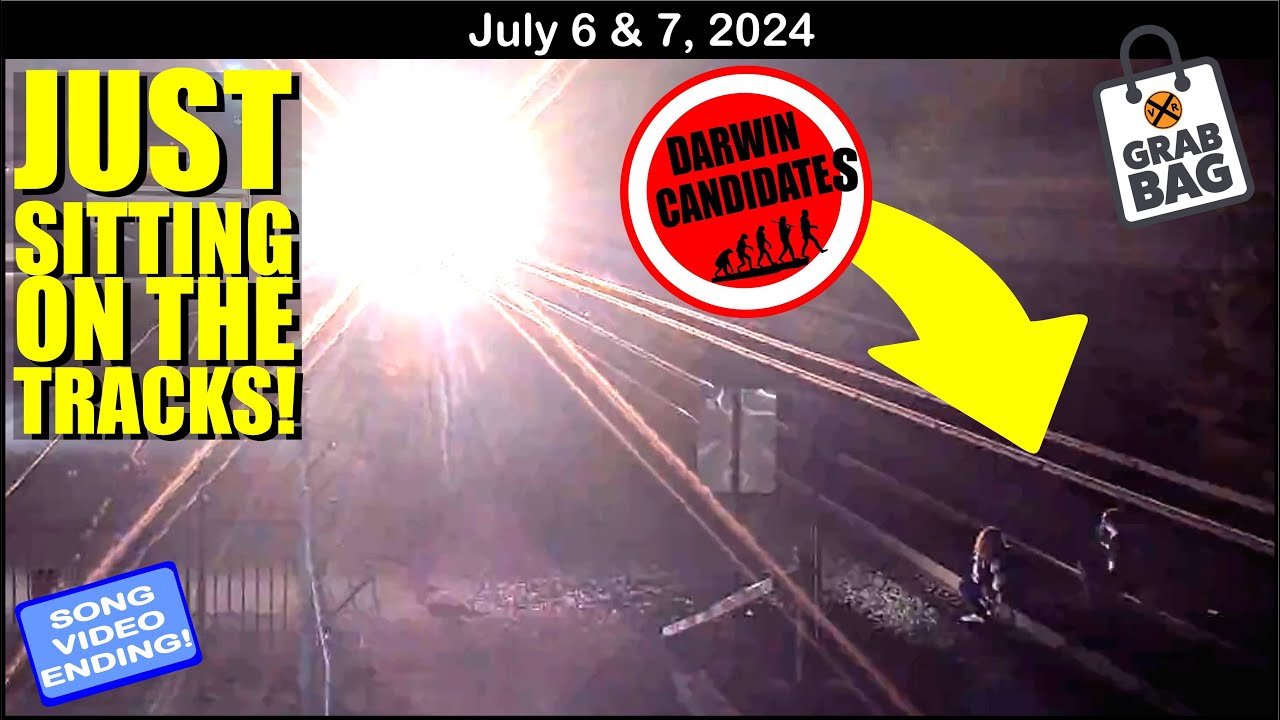 SITTING ON THE TRACKS AS THE TRAIN APPROACHES! NICKEL PLATE & PENNSYLVANIA ENGINES AT THE CURVE!