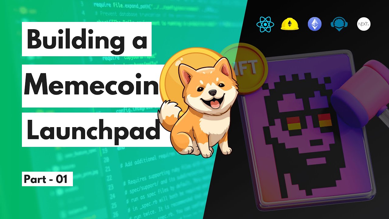 Pt.-1 Building a MemeCoin Launchpad | Solidity | Hardhat | ReactJs | NextJs