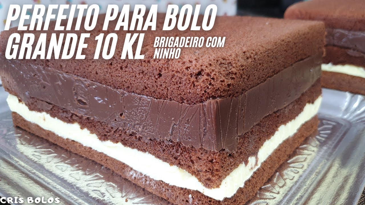 Recheio de Brigadeiro Trufado Com Leite Ninho Trufado Combinação Perfeita Para Bolo Grande
