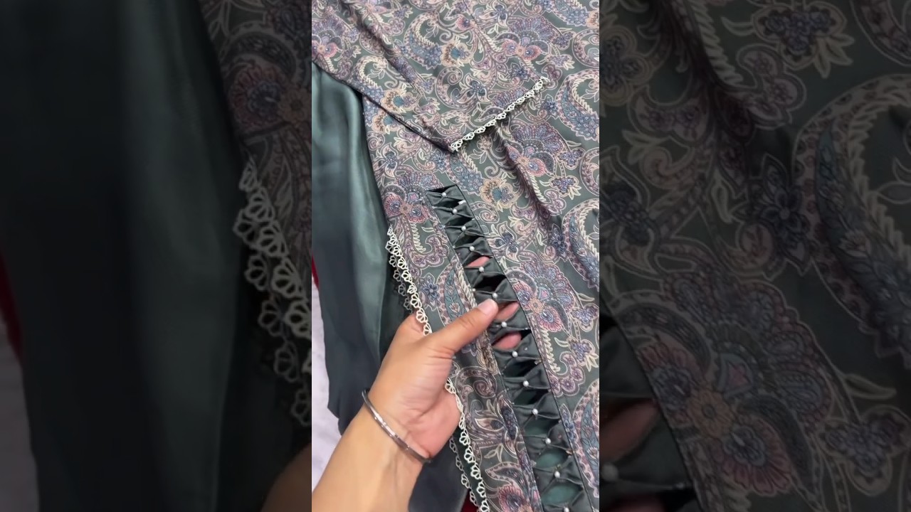 latest and stylish chak Daman design#youtube#dressess#style#chakdamandesign#shorts#printeddress#yt