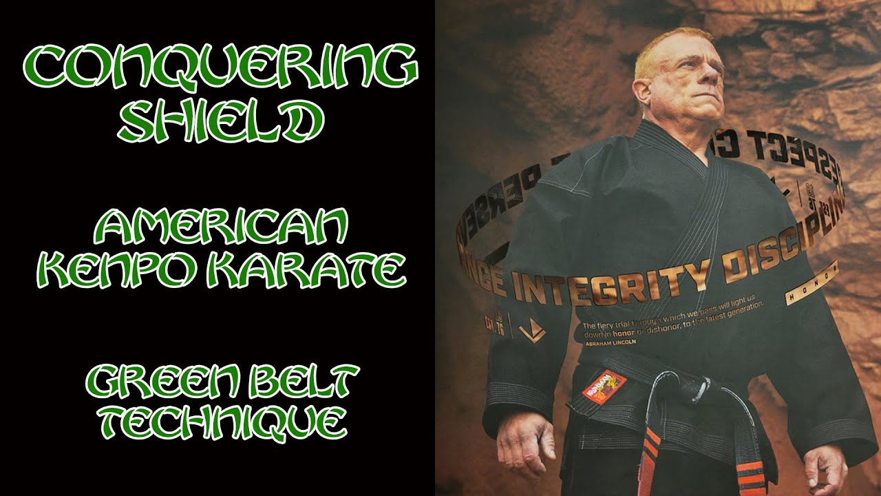 Conquering Shield American Kenpo Karate Green Belt