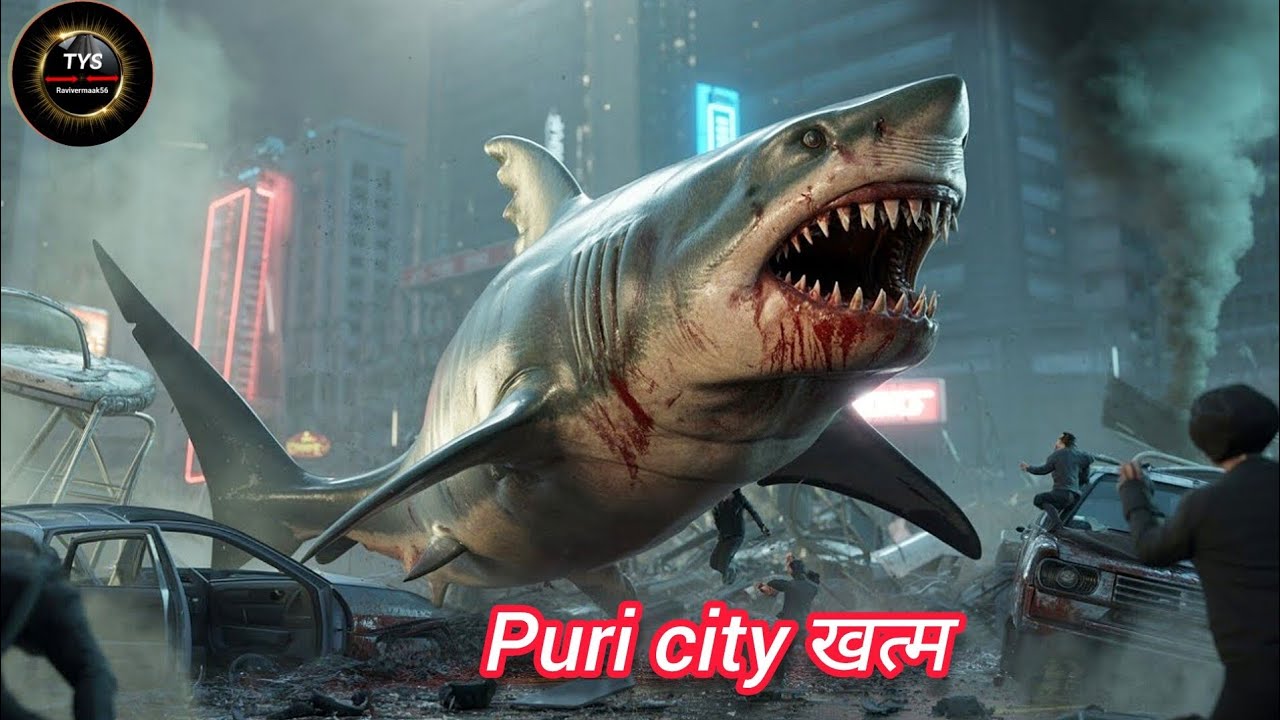 Shark ne puri city par /kiya hamla 😲😱//(@TYSfilmy ) movie explanation 