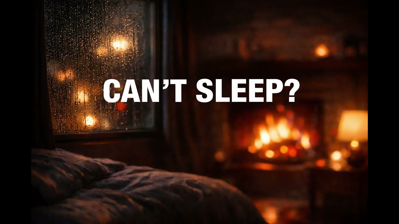 Can’t Sleep? Try This Fireplace 🔥 (No Music) | Deep Sleep Sounds
