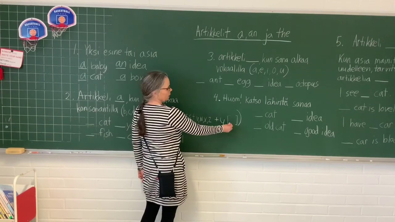 Artikkelit a, an, the