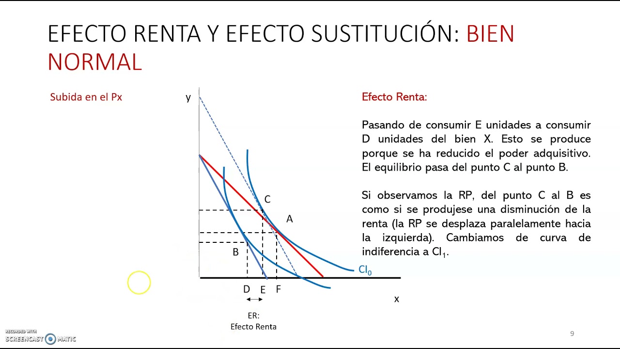 Tema 3.13 - Efecto Renta y Efecto Sustitución