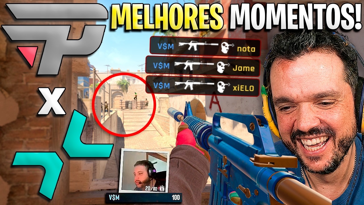 QUE JOGAÇO DA PO***!🔥 PAIN x PARIVISION (MELHORES MOMENTOS) - ESL PRO LEAGUE - (GAULES)