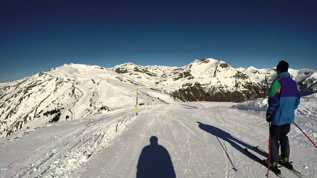 Una mattina sugli sci a passo Maniva. Piste stupende: neve e sole.