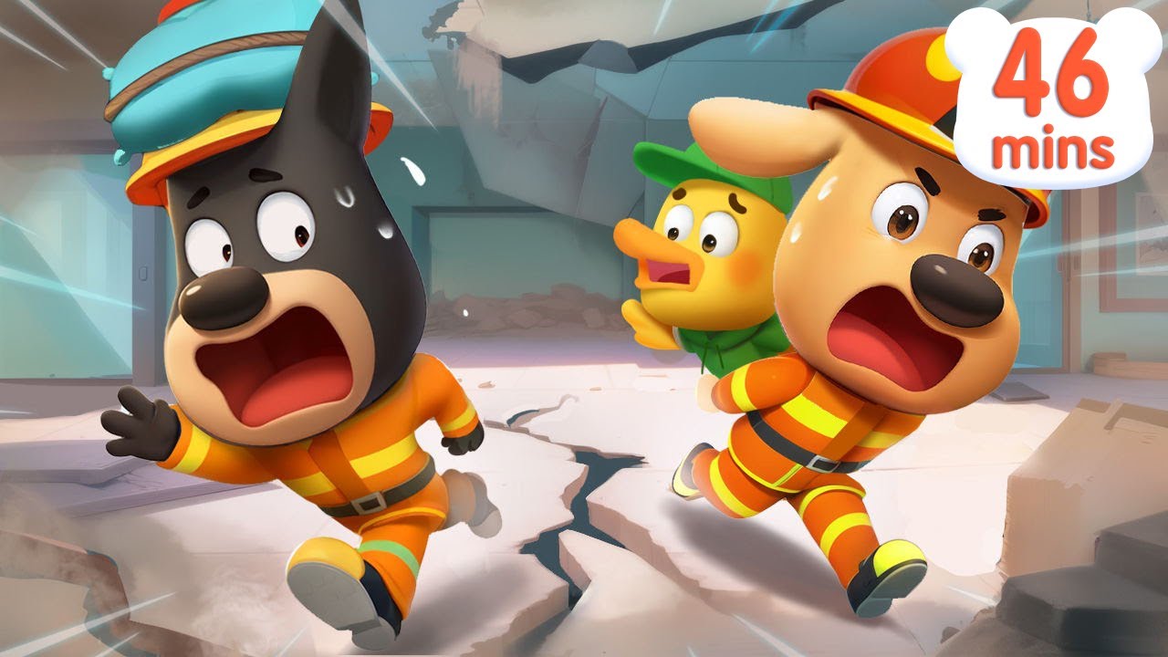 Earthquake Safety | Safety Cartoon | Detective Cartoon | Kids Cartoon | Sheriff Labrador | BabyBus