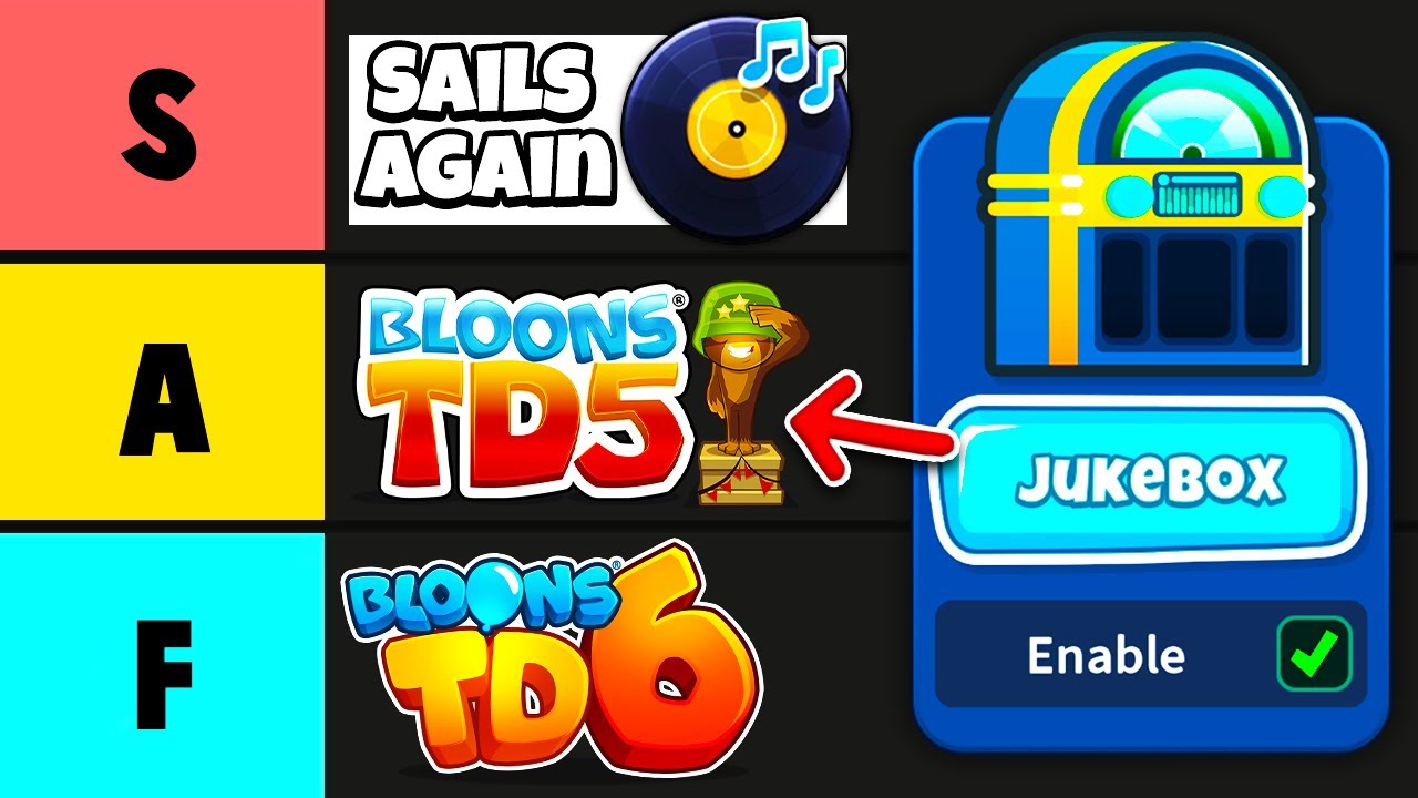 The ultimate BTD 6 Music Tier list