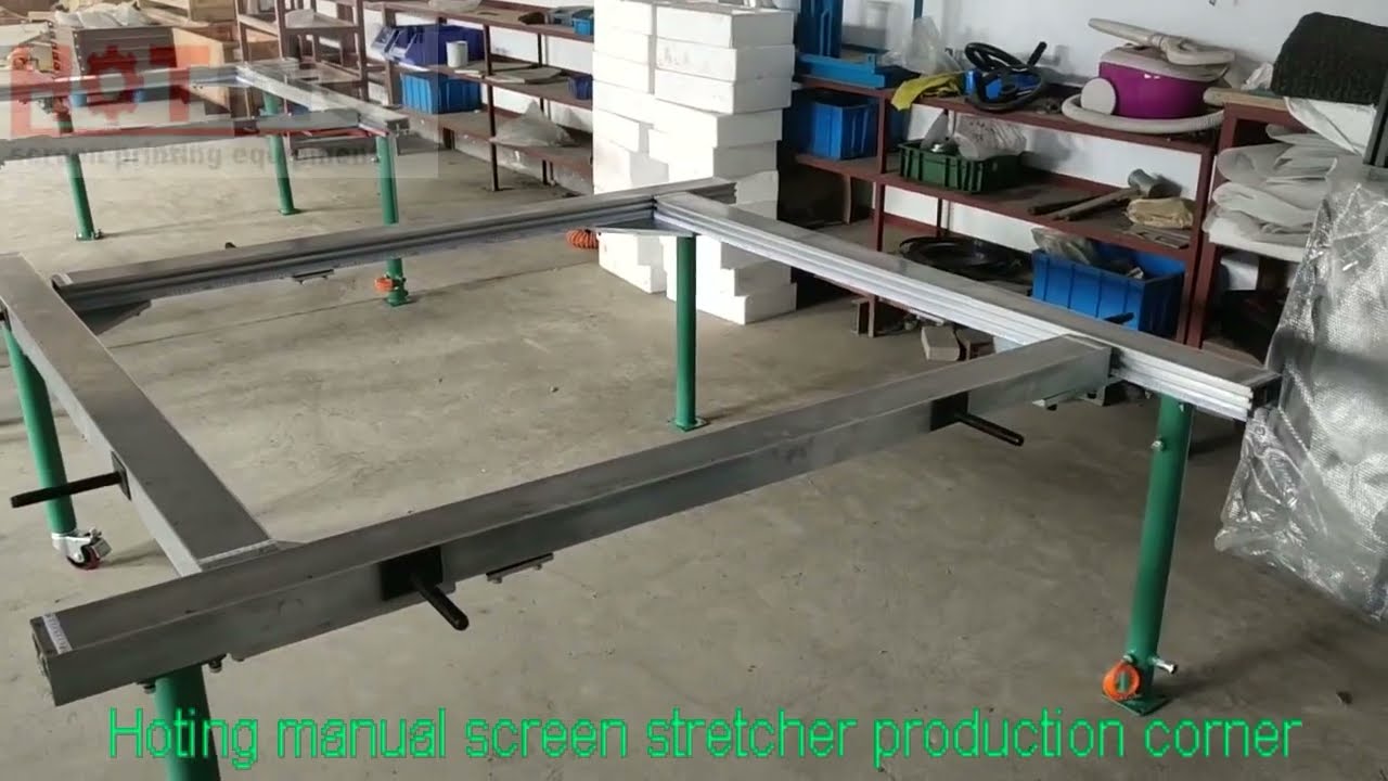 Manual screen stretcher production corner, long lasting durable mechanical screen stretching machine