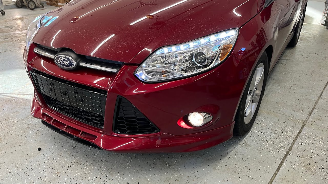 Upgrading headlights and adding foglights on Blake’s 2013 Focus