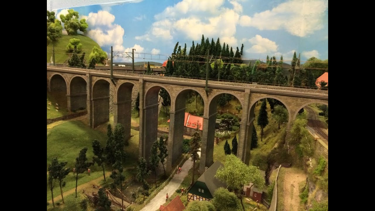 Modelleisenbahn schöne Zugparade in Chemnitz 17min Top - beautiful different trains