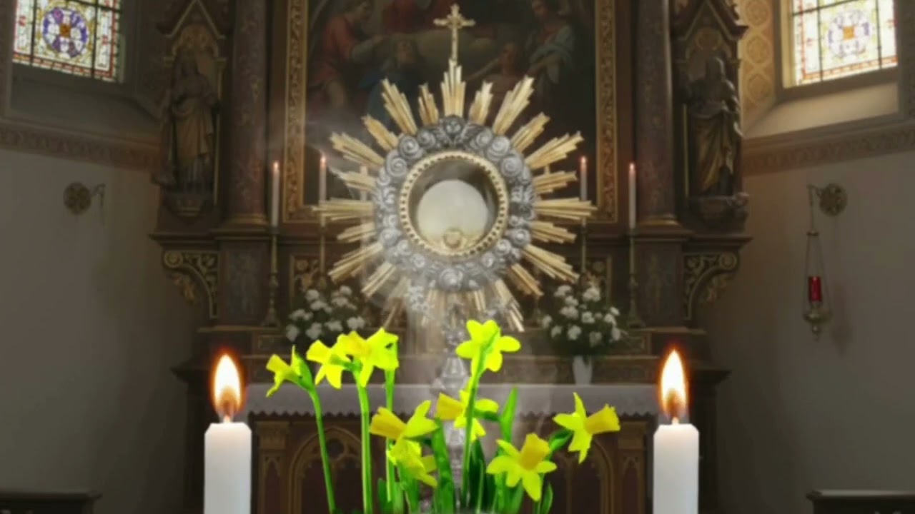 CINCO MINUTOS CON JES&Uacute;S SACRAMENTADO  Lunes 20 de Octubre de 2025