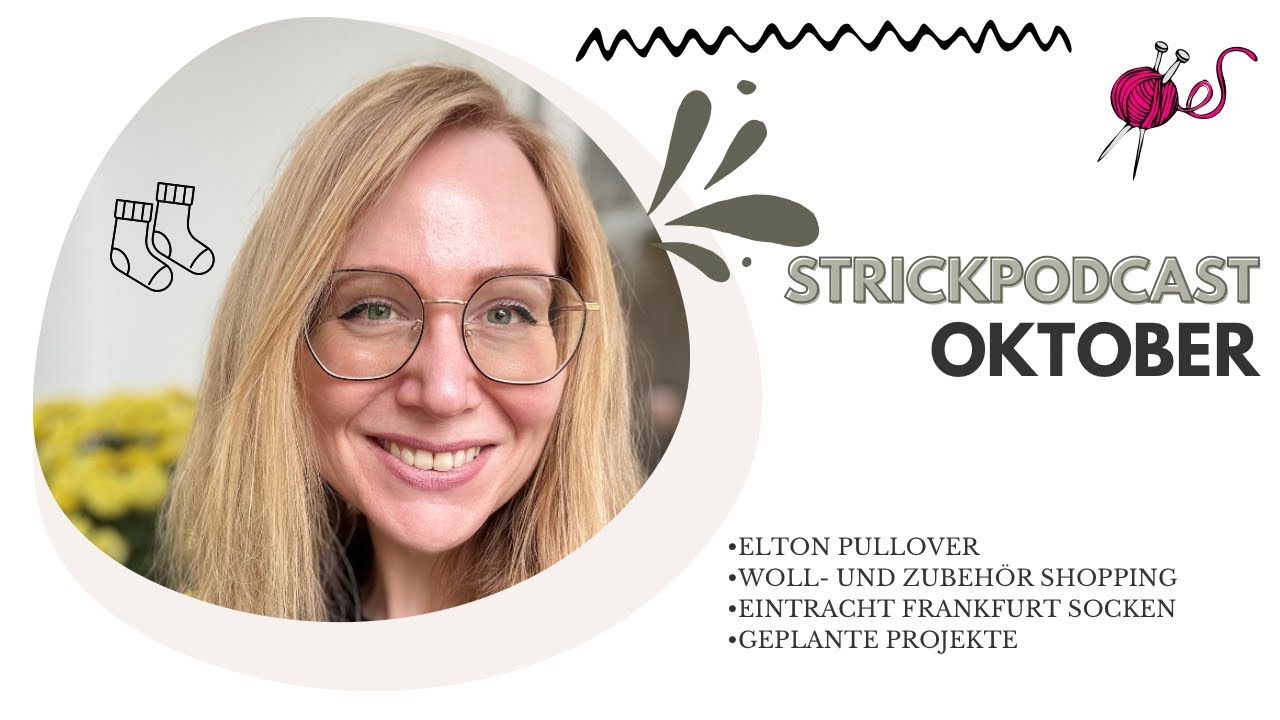 Strickpodcast Oktober '25 I Elton Pullover I Caitlin Hunter Pläne I Wolle und Zubehör Shopping