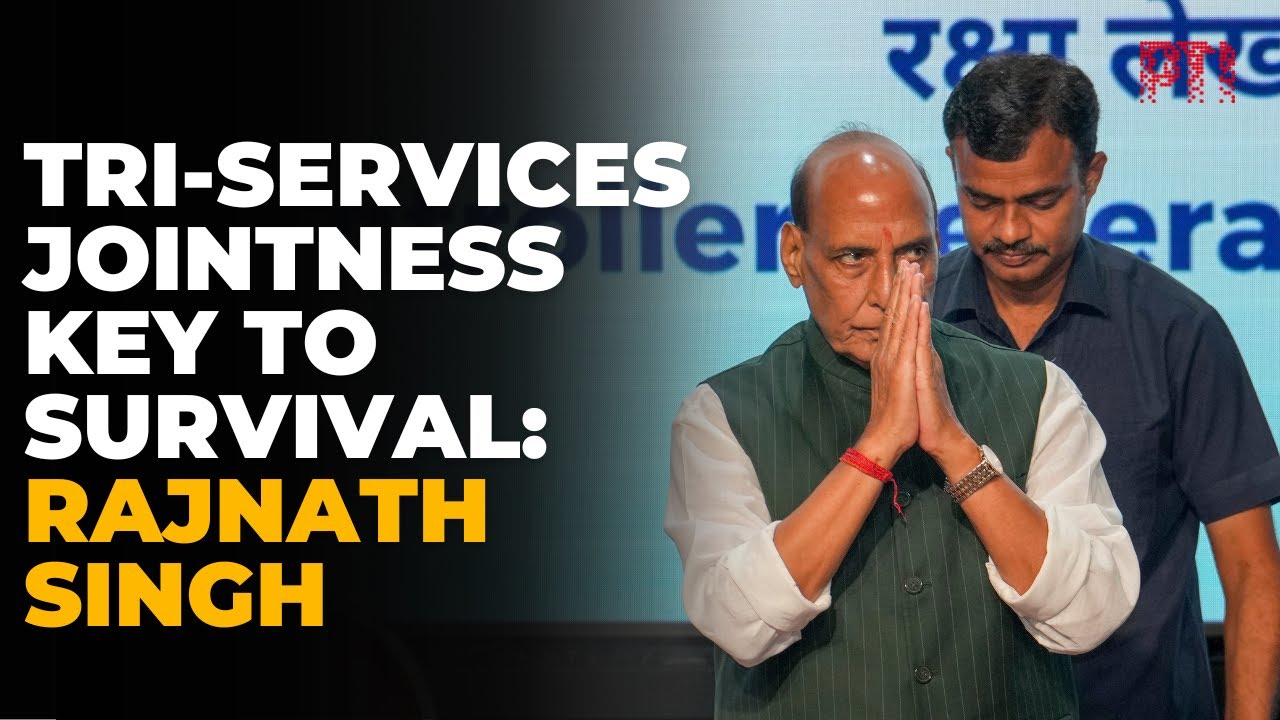 Tri-services integration crucial for survival in modern warfare, says Defence Minister Rajnath Singh