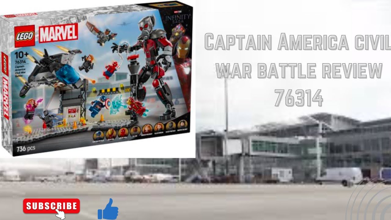Lego Marvel: Captain America Civil War Battle Review! |76314|