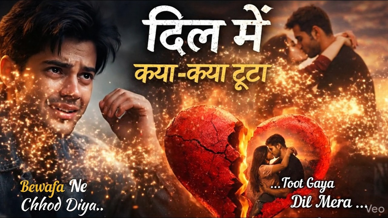 Dil Mein Kya Kya Toota 💔| Bewafa Sad Lofi Song | Heart Touching Hindi Song 2026 | #BewafaSong