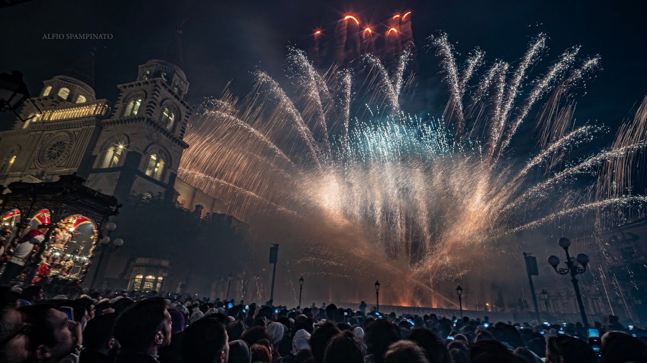 San Sebastiano 2026 Acireale (CT) Grandooso Spetttacolo Pirotecnico a Cura Dalla Ditta Foti.