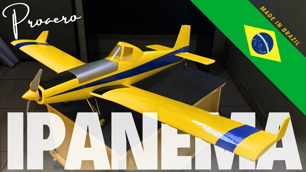 ACABAMENTO PERFEITO EM AEROMODELO DE ISOPOR | KIT IPANEMA DA PROAERO EP2