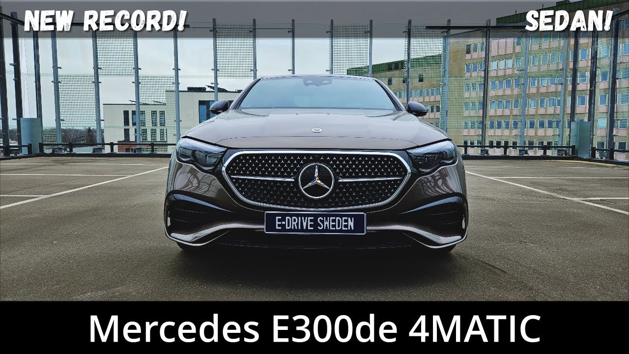 2024 Mercedes E300de Sedan 4Matic 313hp | Walkaround | Acceleration | Sound | Range test | 4K