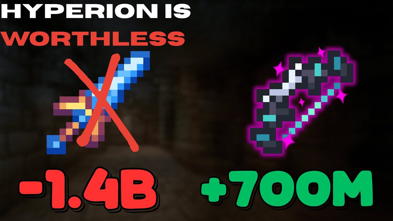 Hyperion is WORTHLESS compared to this bow | Hypixel Skyblock