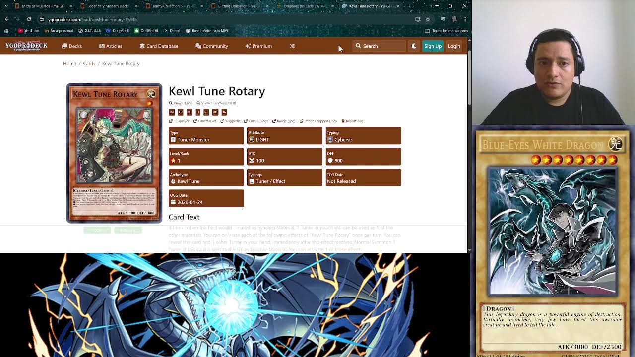 En Vivo , Hablando del deck BLUE-EYES y el futuro de YGO con las cartas OVERFRAME