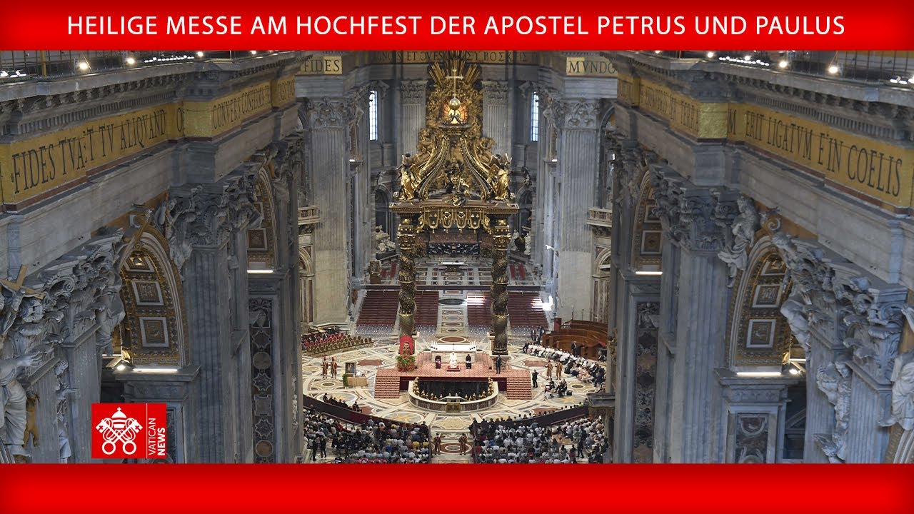 29. Juni 2025, Heilige Messe am Hochfest der Apostel Petrus und Paulus - Papst Leo XIV.