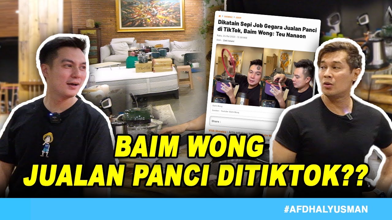 TERNYATA BENERAN.... BAIM WONG JUALAN PANCI DAN PERABOTAN DIKANTORNYA I AFDHAL YUSMAN