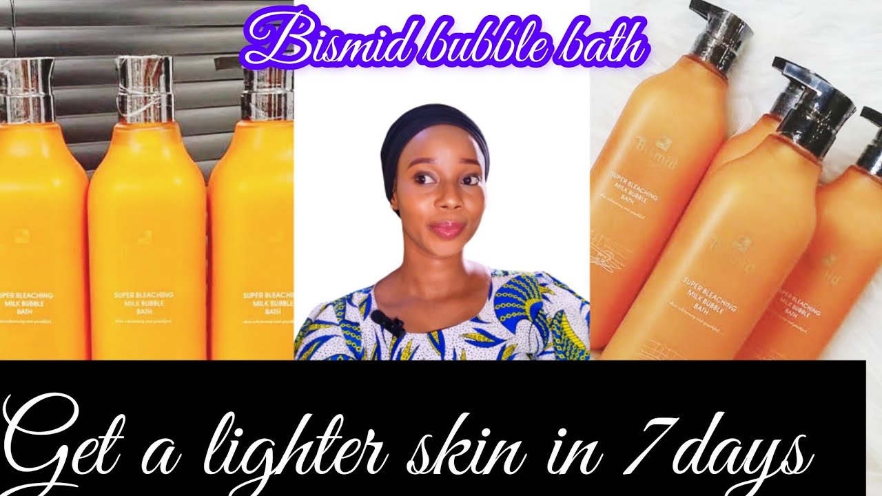 Bismid super bleaching bubble bath/ my honest review #Bismid shower gel