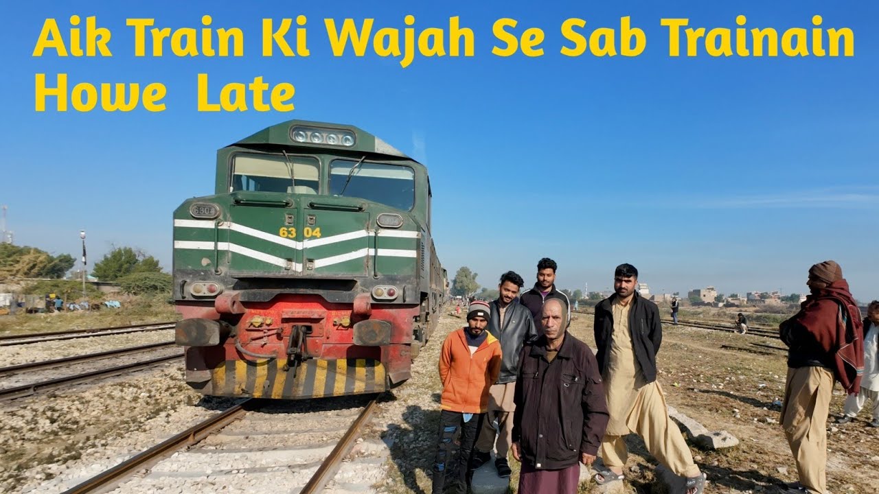 All trains are late because of one train