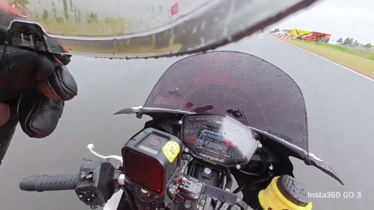 German TT Schleiz - Aprilia RS660 Onboard (Rain) - Richard Lindhorst
