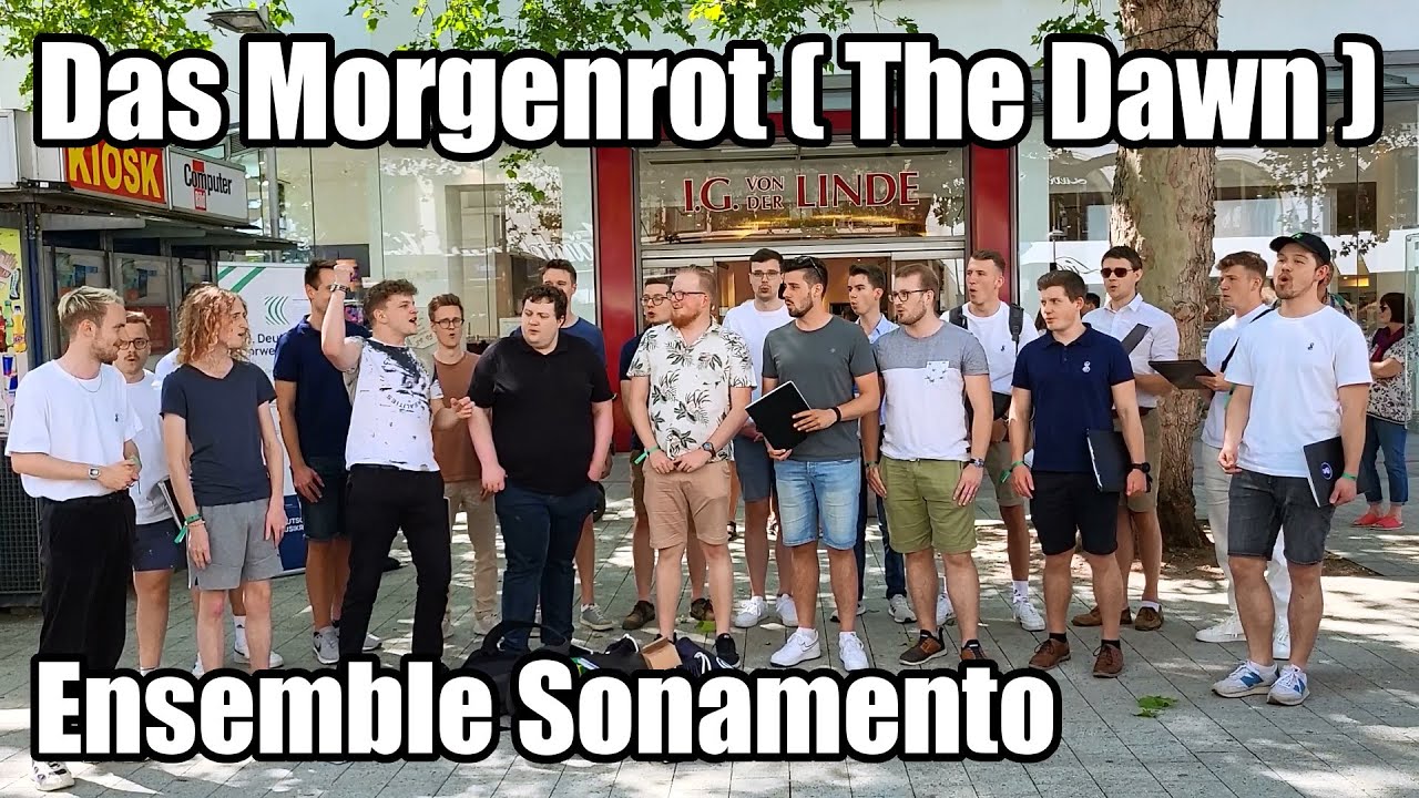 Ensemble Sonamento - Das Morgenrot (The Dawn) ( DEU / ENG SUBS ) live in the center of Hannover 2023