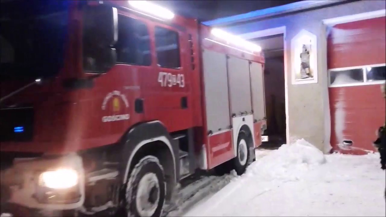 Zimowa akcja i wyjazd OSP Gościno