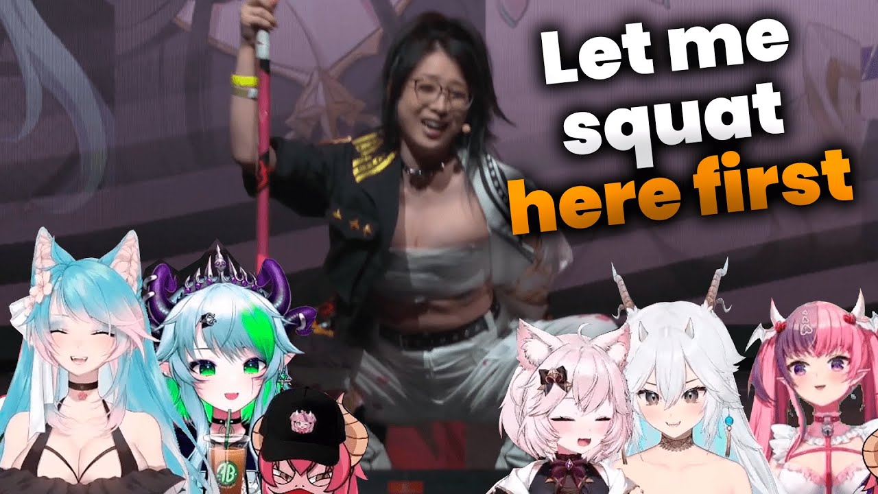 Kson cosplays herself and makes her famous pose at Anime Expo!
