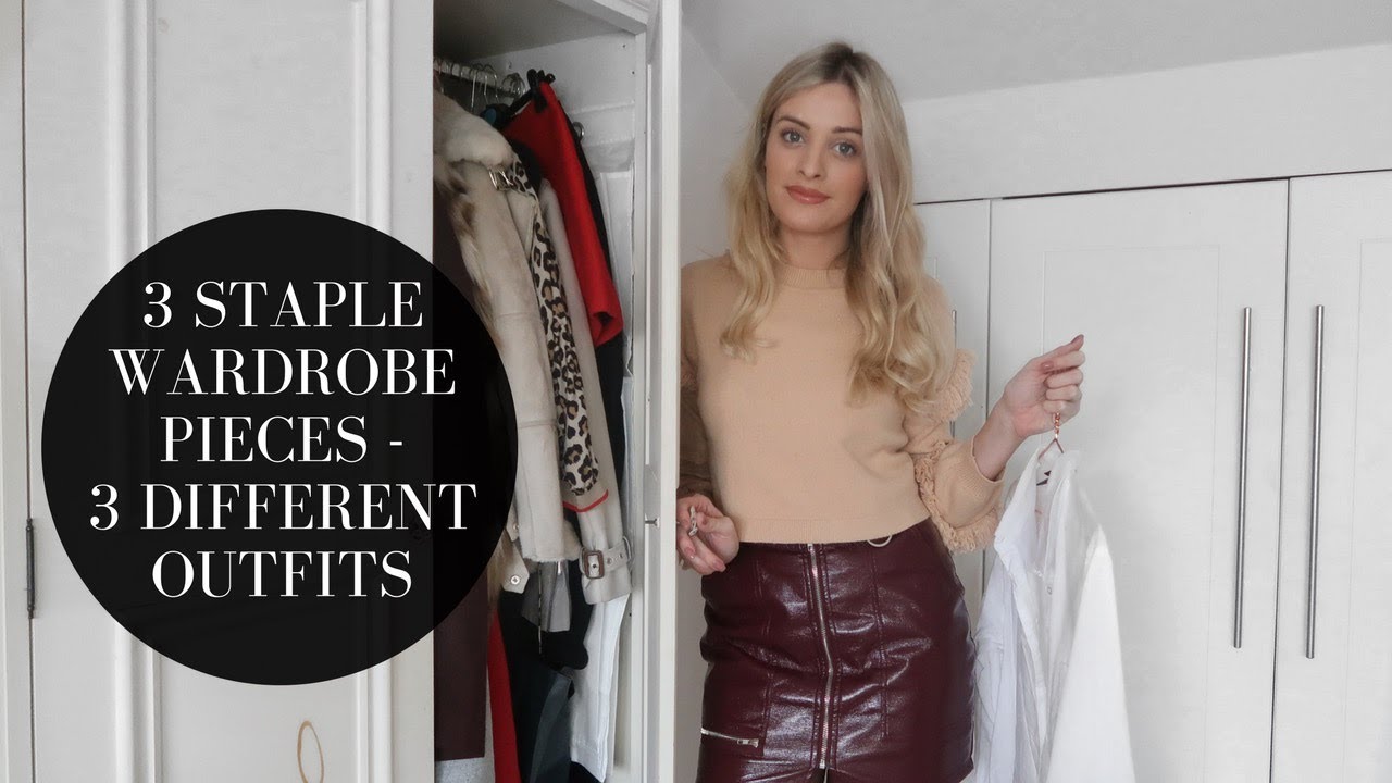 3 STAPLE WARDROBE PIECES STYLED 3 WAYS | Louise Cooney